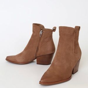 Dolca Vita Sammey Teak Nubuck Leather Booties